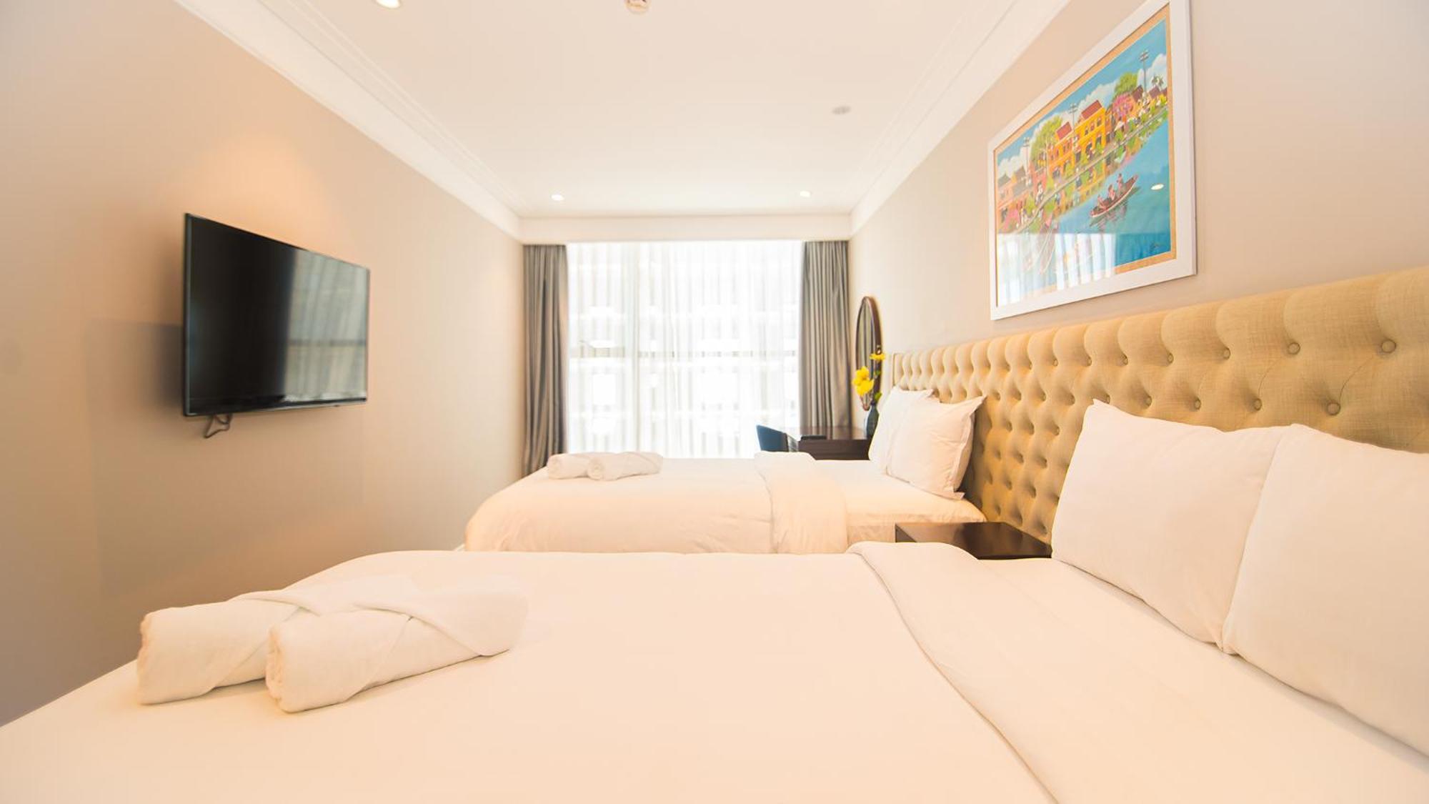 Luxury Apt Opposite Mykhe Beach Danang Exteriér fotografie